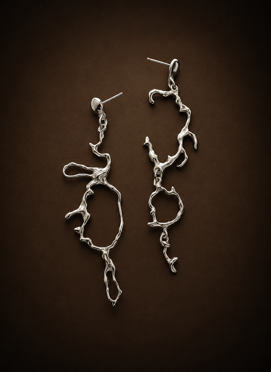 tendril earrings